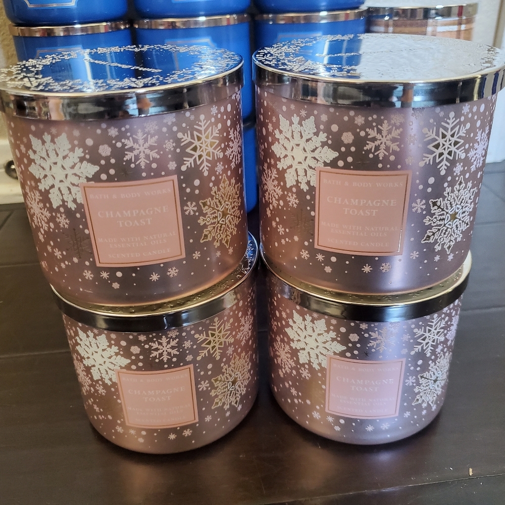 Bath and Body Works Champagne Toast Candles
